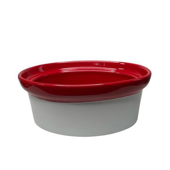 BIA Cordon Bleu Red White Ceramic Covered Casserole Dish 9” Oval Bakeware - Picture 9 of 12